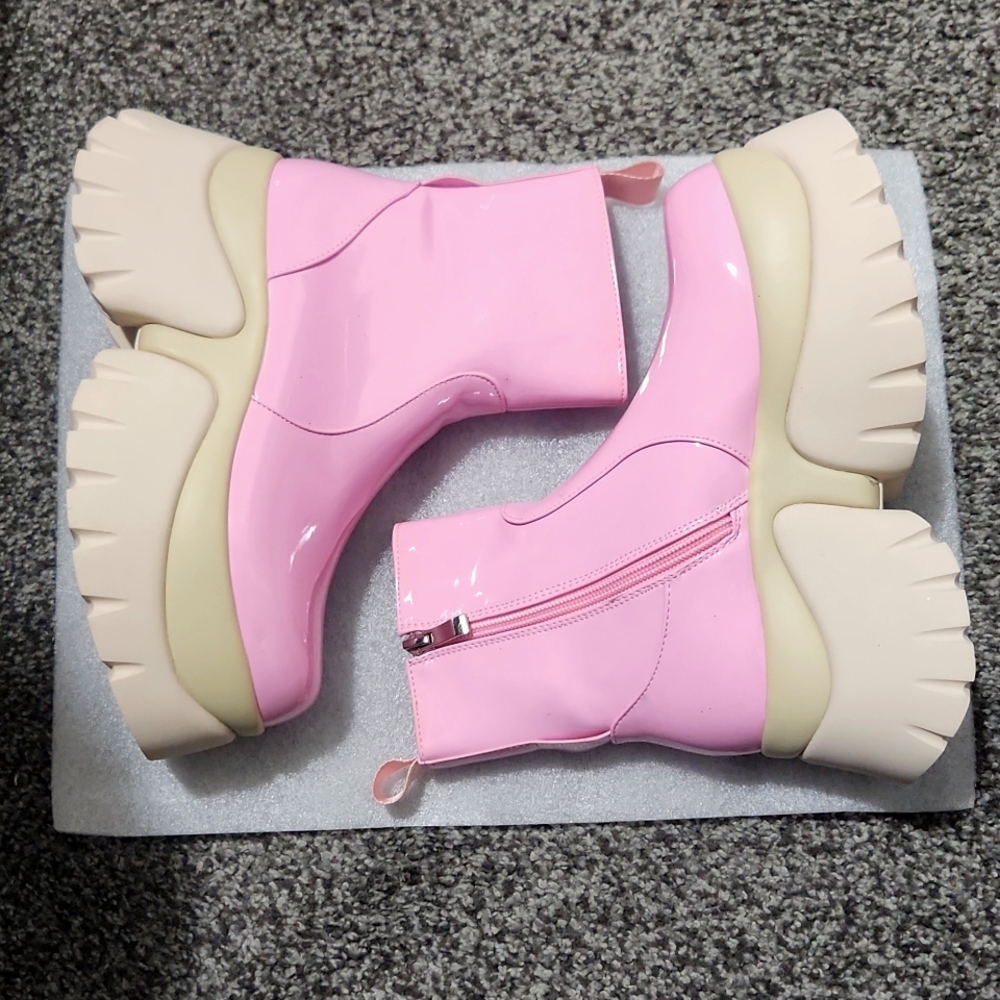 PINK KOI PLATFORM SNEAKERS